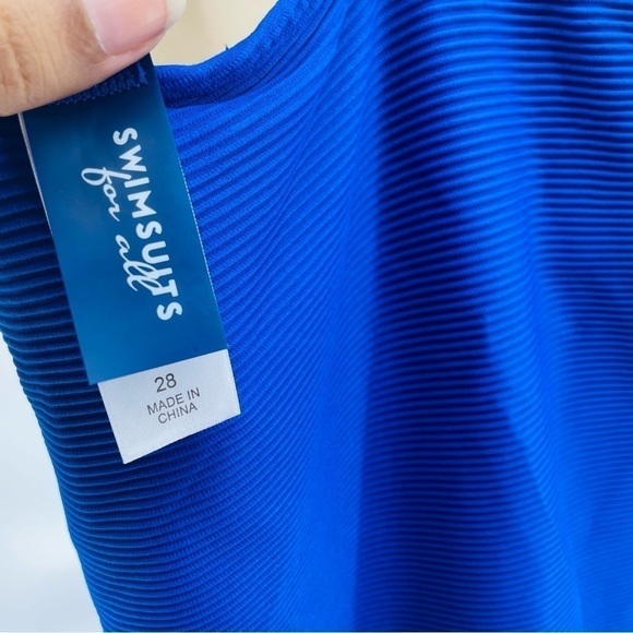 Cobalt Blue swimsuits for all one piece suit with tie detail - Picture 6 of 9